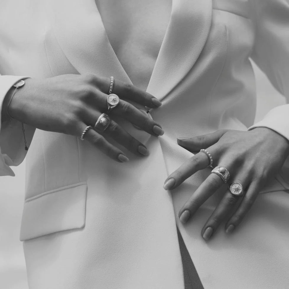 Tiffany rope sales ring silver