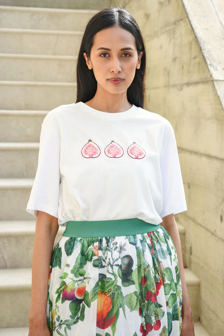 Getting Figgy With It T-Shirt | White