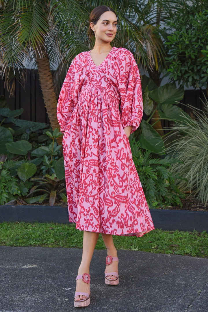 Social Gathering Dress | Pink/Red