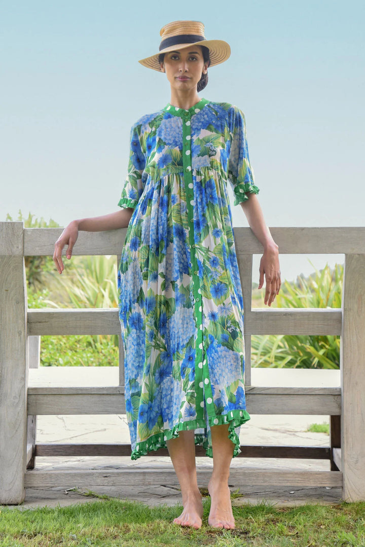 Don't Make Waves Dress | Hydrangea