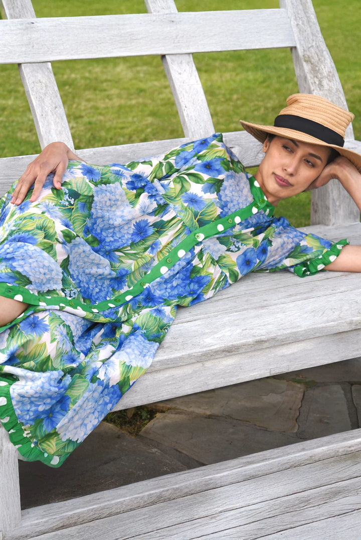Don't Make Waves Dress | Hydrangea