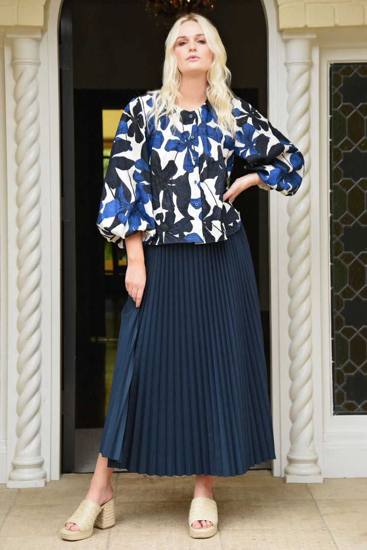 In Skirt Of Time | Navy