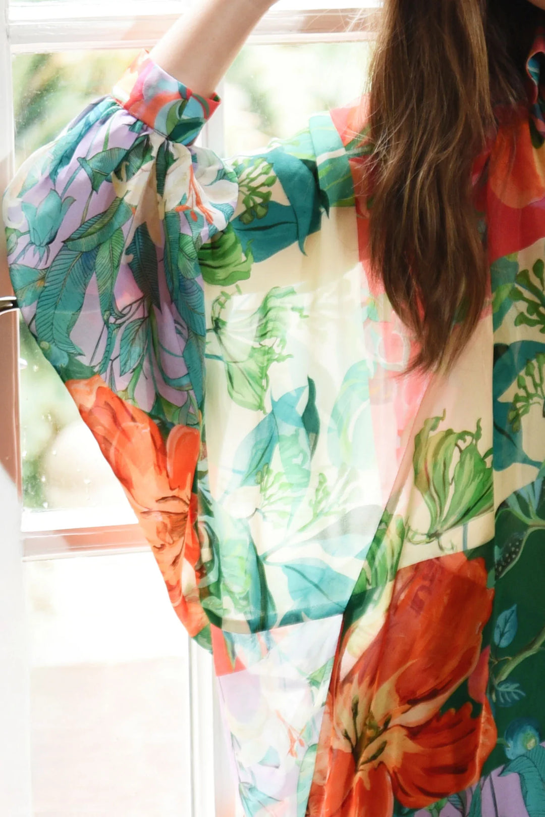 Billow Party Shirt | Stripe Floral