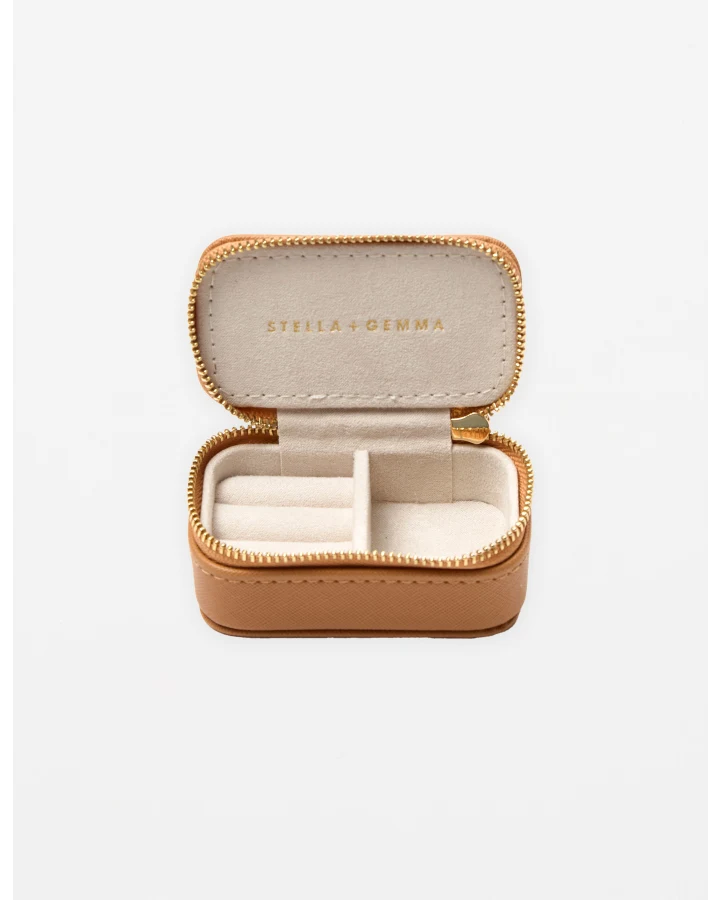 Small Rectangle Jewellery Box | Caramel