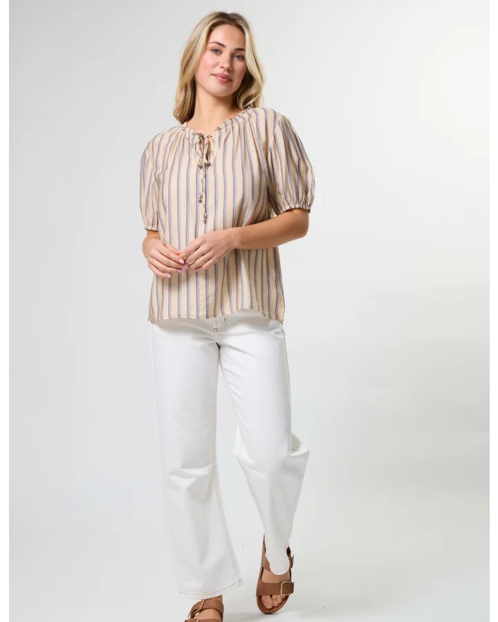 Arlo Blouse | Mariner Sand