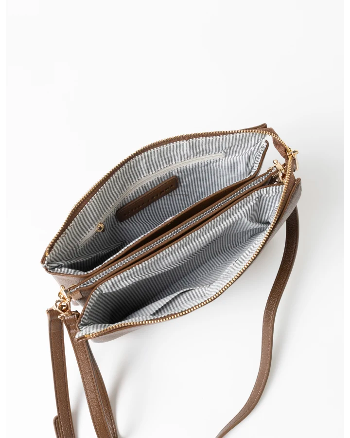 Frankie Multi Pouch Bag | Caramello