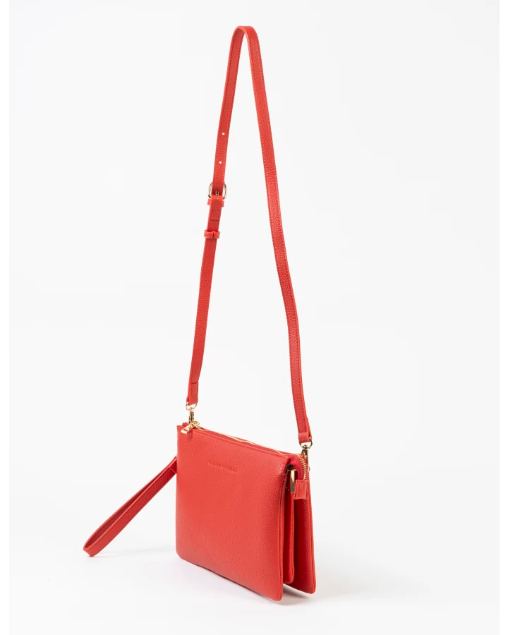 Frankie Multi Pouch Bag | Red Rouge