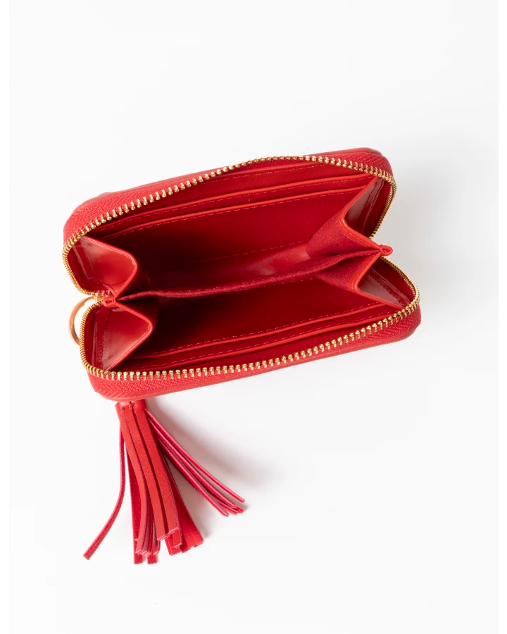 Luxelet Tassle Purse | Red