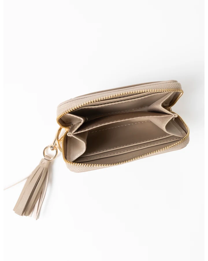 Luxelet Tassle Purse | Beige