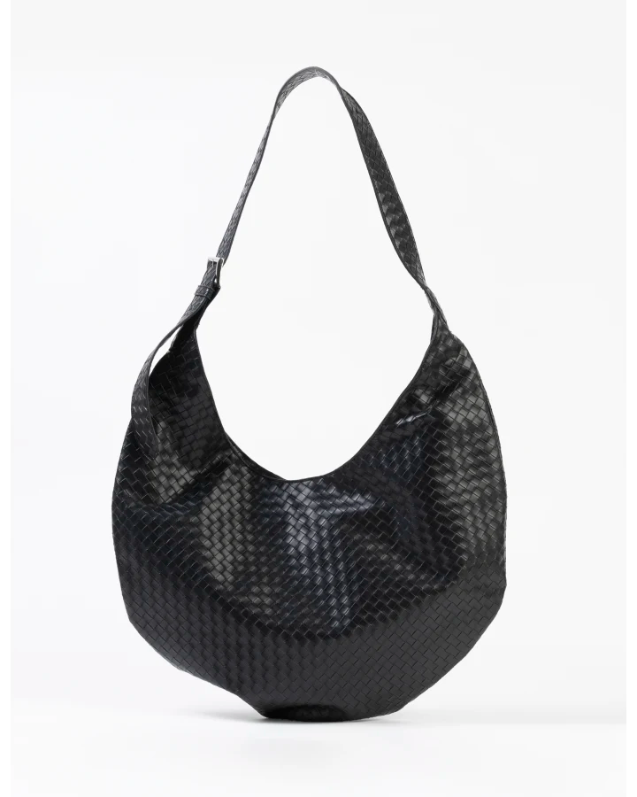 Lennox Woven Bag | Black
