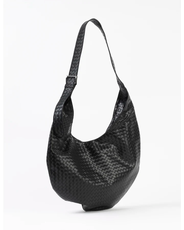 Lennox Woven Bag | Black