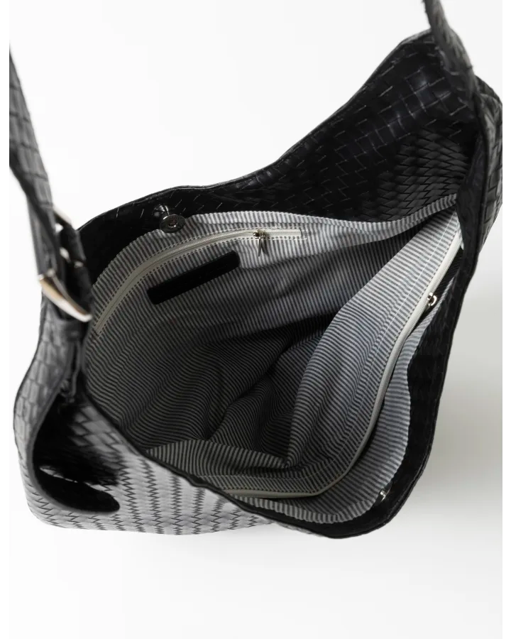 Lennox Woven Bag | Black