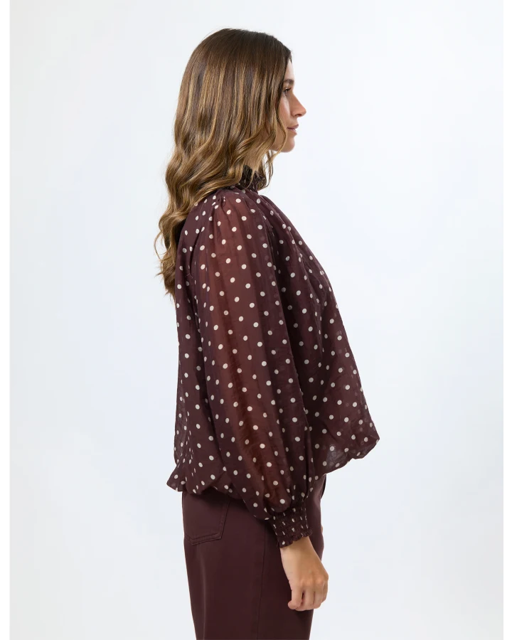 Sue Blouse | Choc Spot