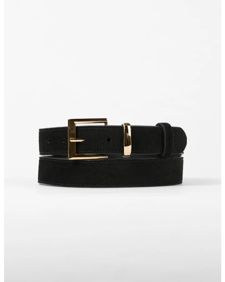 Belt | Black with Antique Buckle