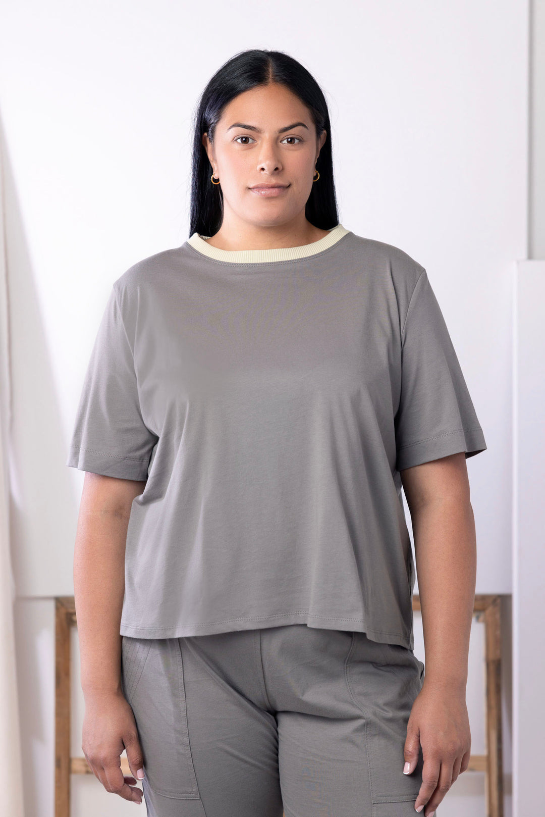 Buddy Tee | Grey Sage