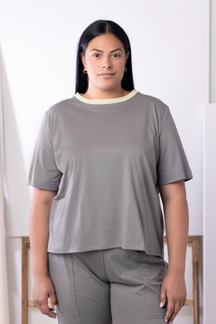 Buddy Tee | Grey Sage