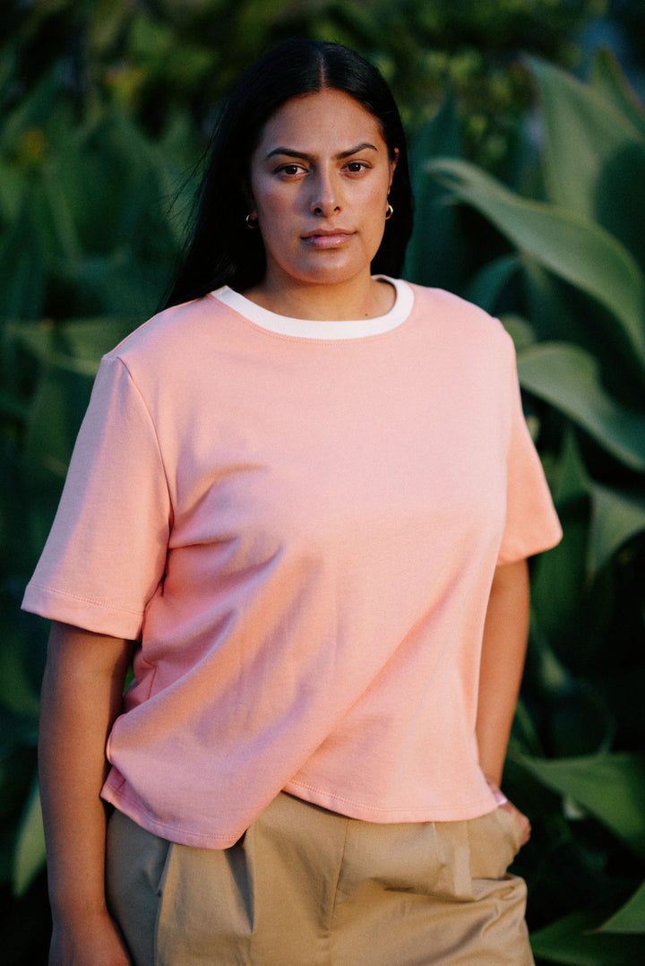 Buddy Sweatshirt Tee | Peony