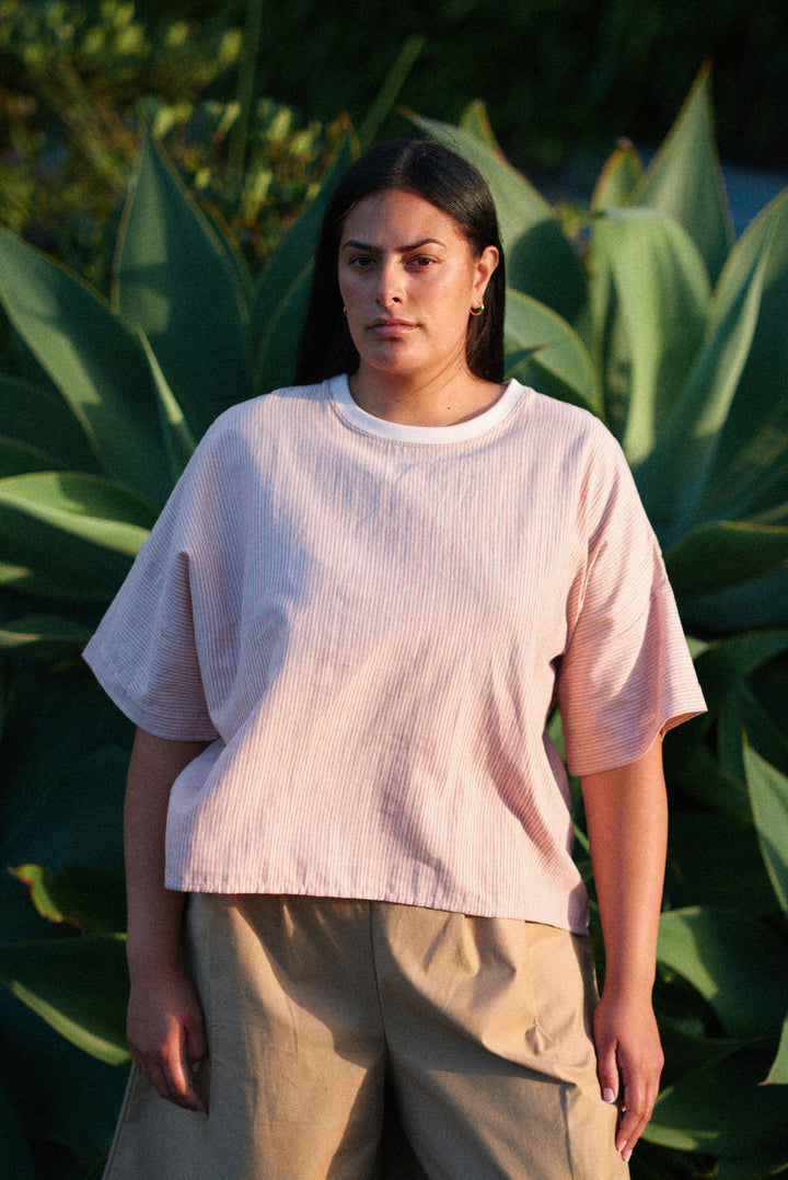 Joy Top | Pink Stripe