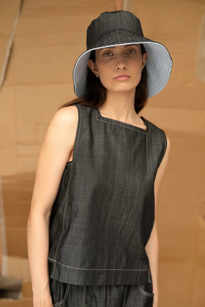 Reversible Hat | Midnight/Sky