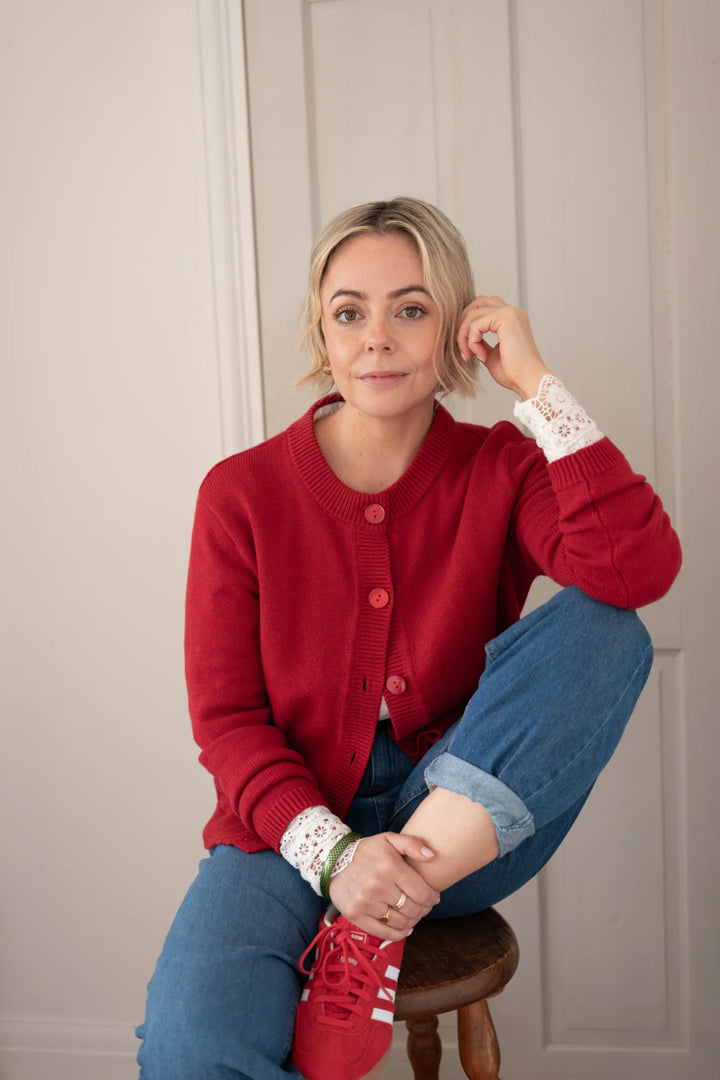 Ruby Cardigan | Red