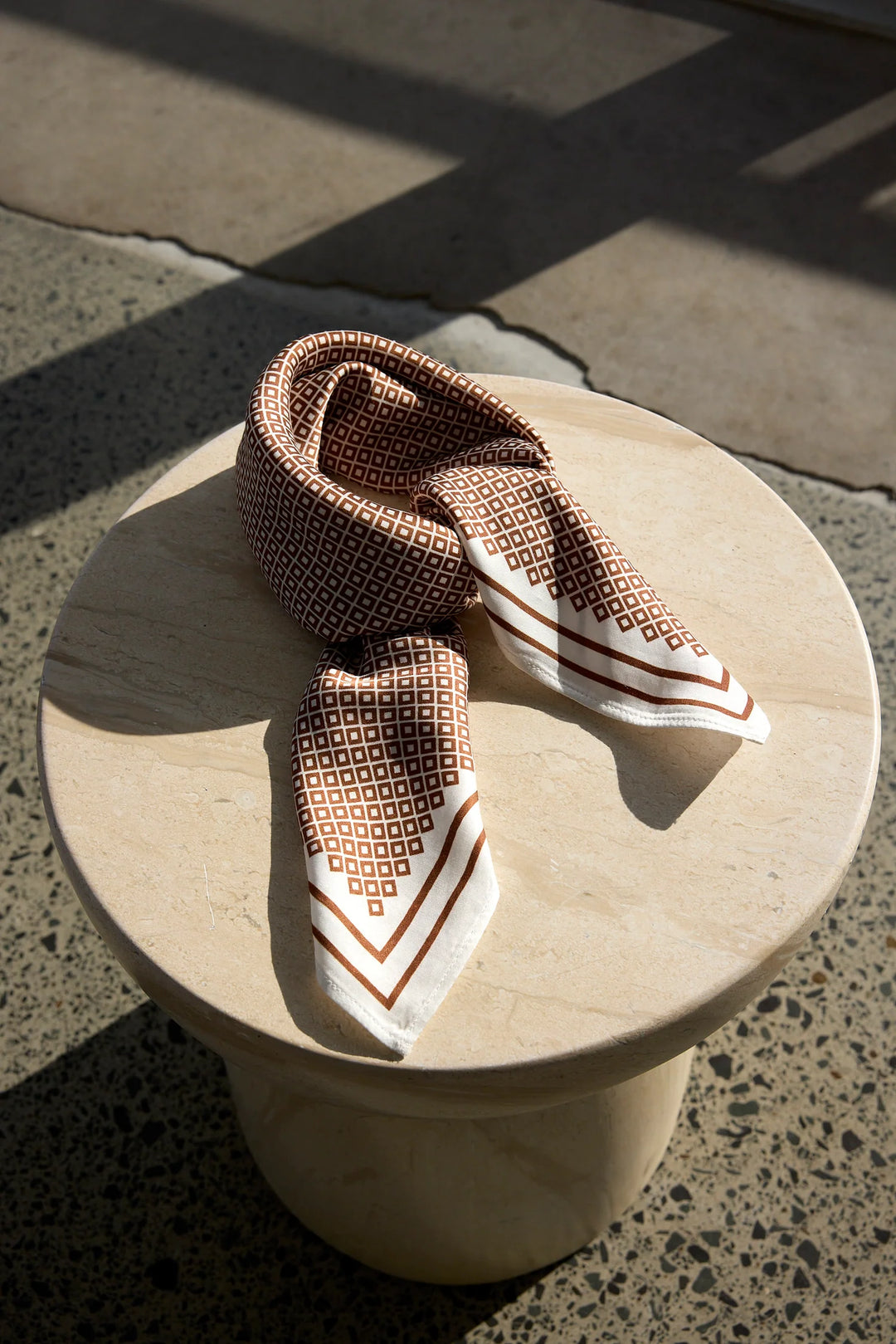 Prism Print Scarf | Spice