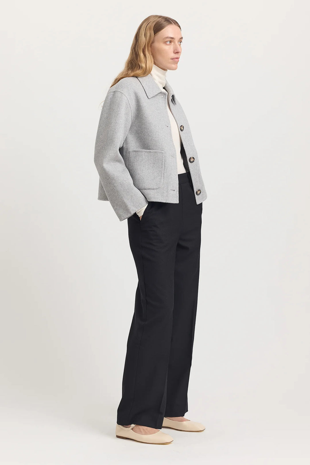 Wool Jacket | Mid Grey