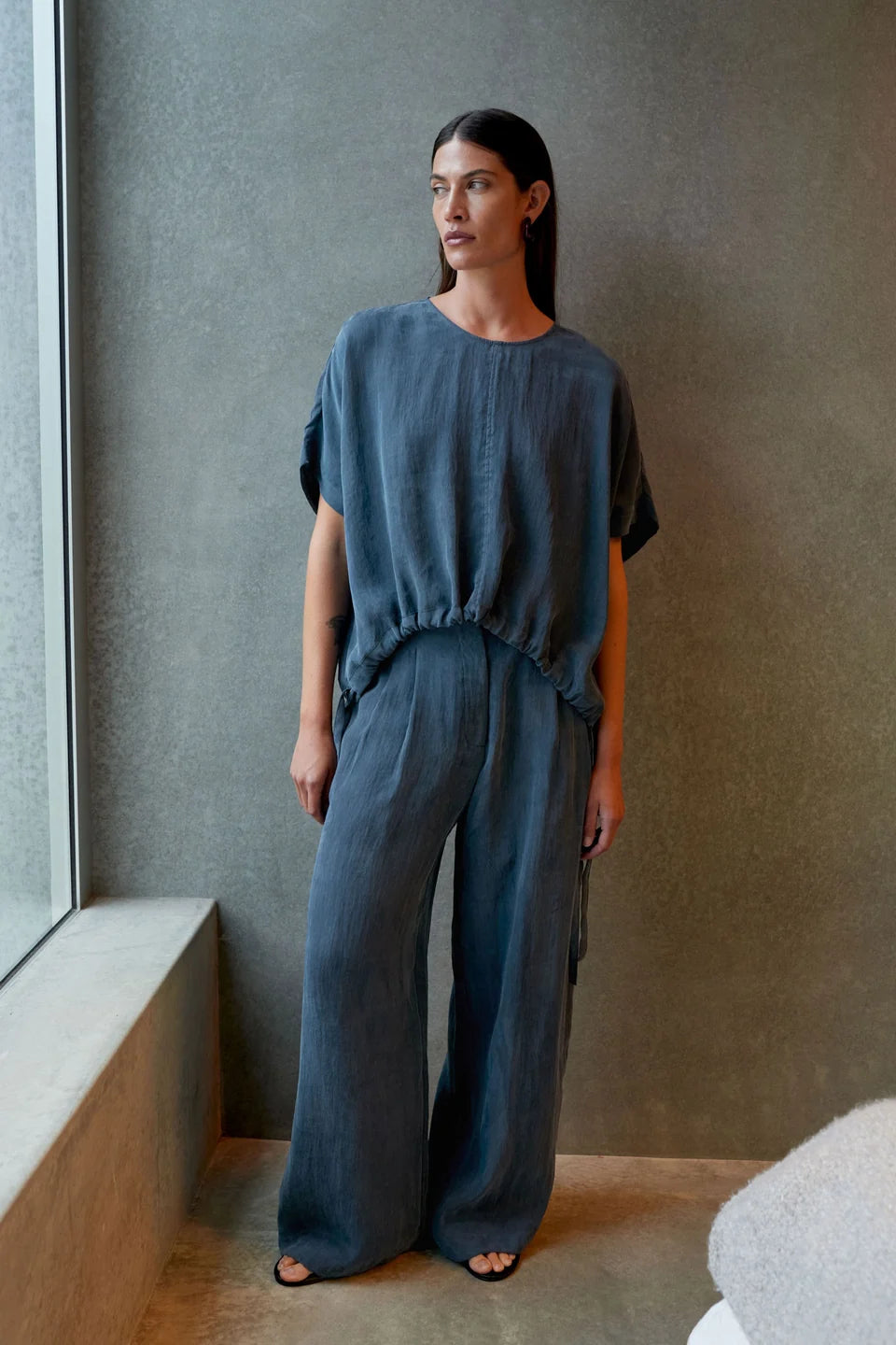 Delme Top | Blue Steel