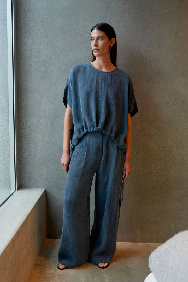 Delme Top | Blue Steel