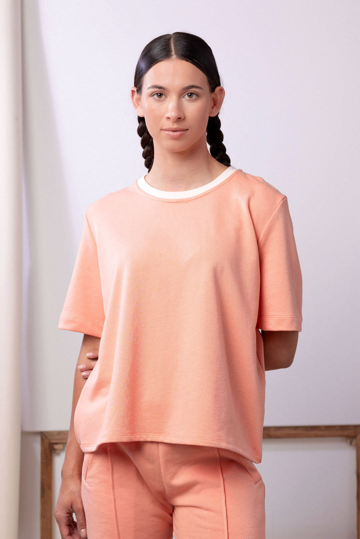 Buddy Sweatshirt Tee | Peony