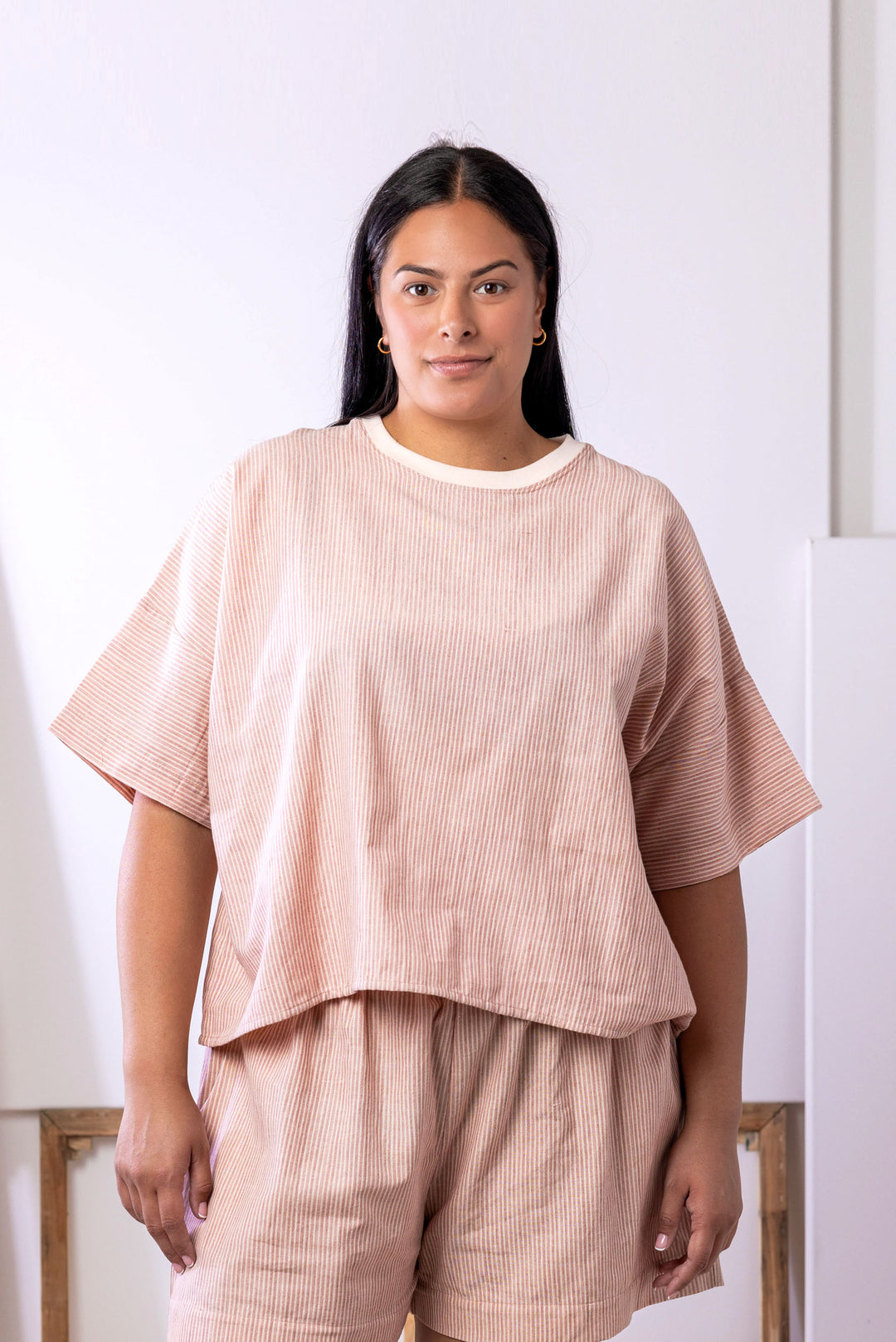 Joy Top | Pink Stripe