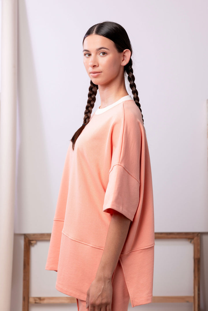 Love Sweatshirt Tee | Peony