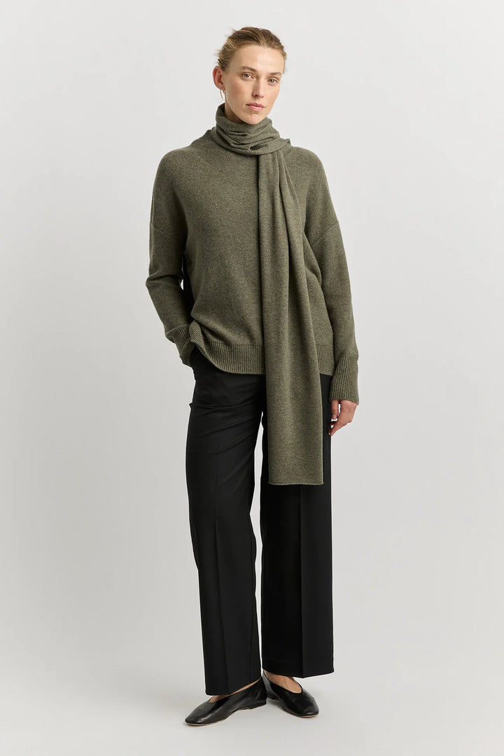 Extrafine Merino Scarf | Kale