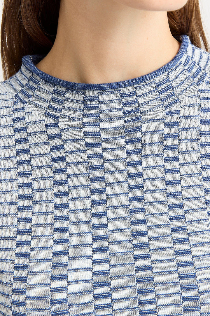 Surface Stitch Top | Marine