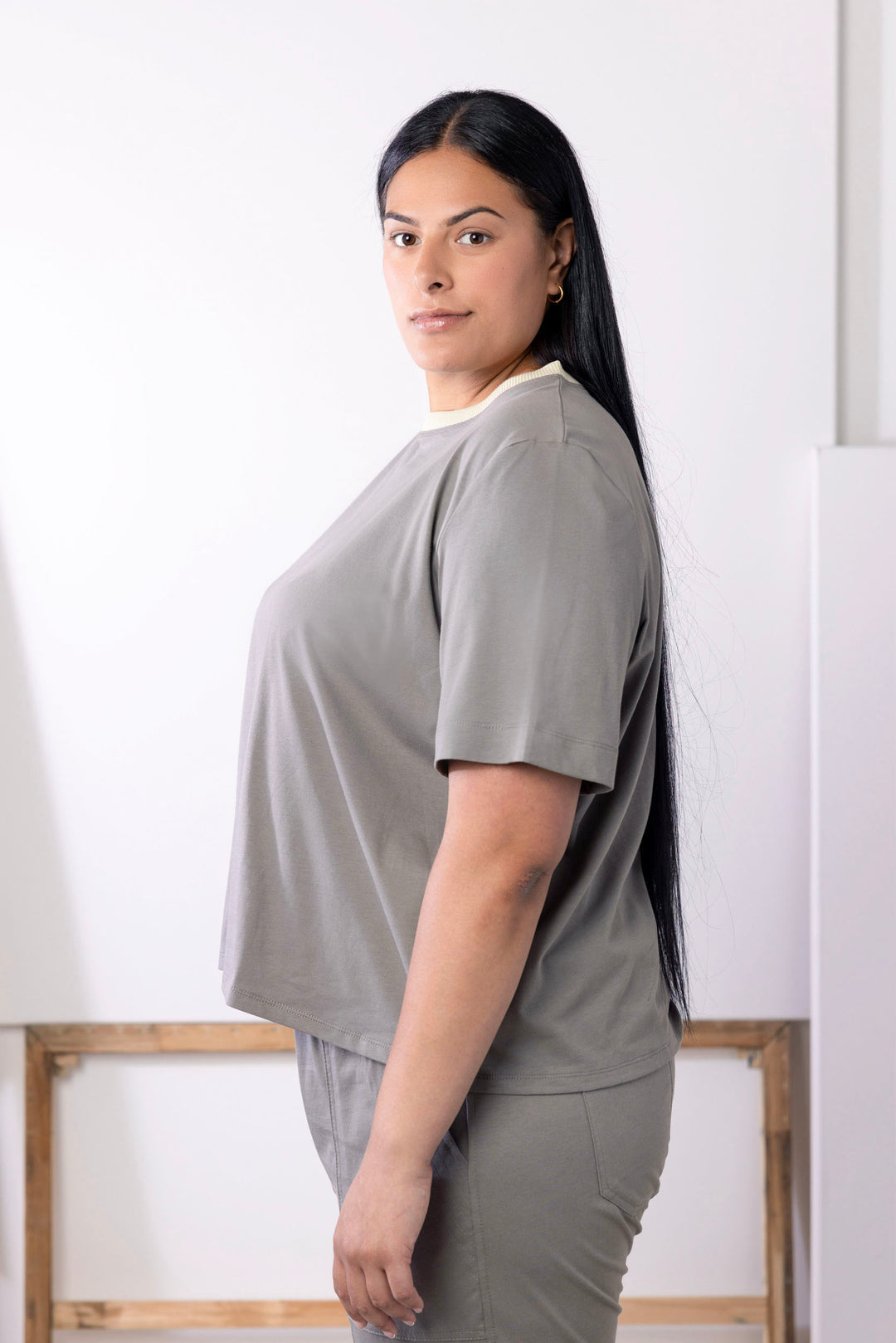Buddy Tee | Grey Sage
