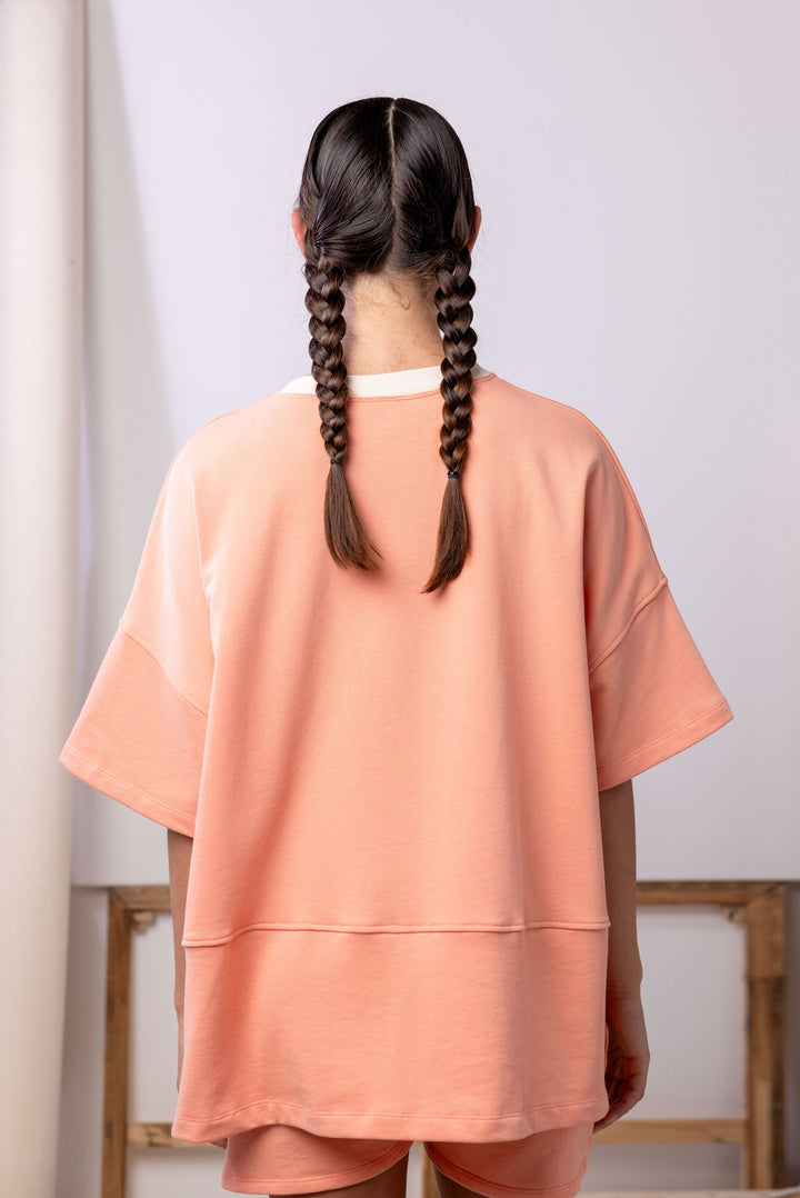 Love Sweatshirt Tee | Peony