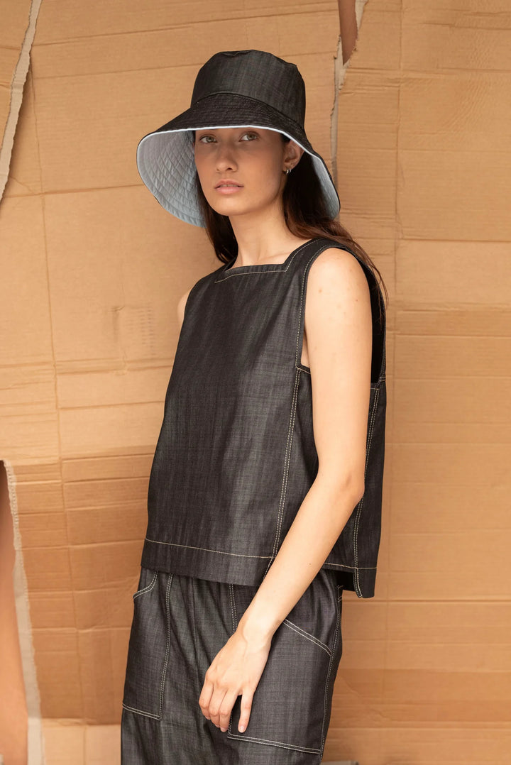 Reversible Hat | Midnight/Sky