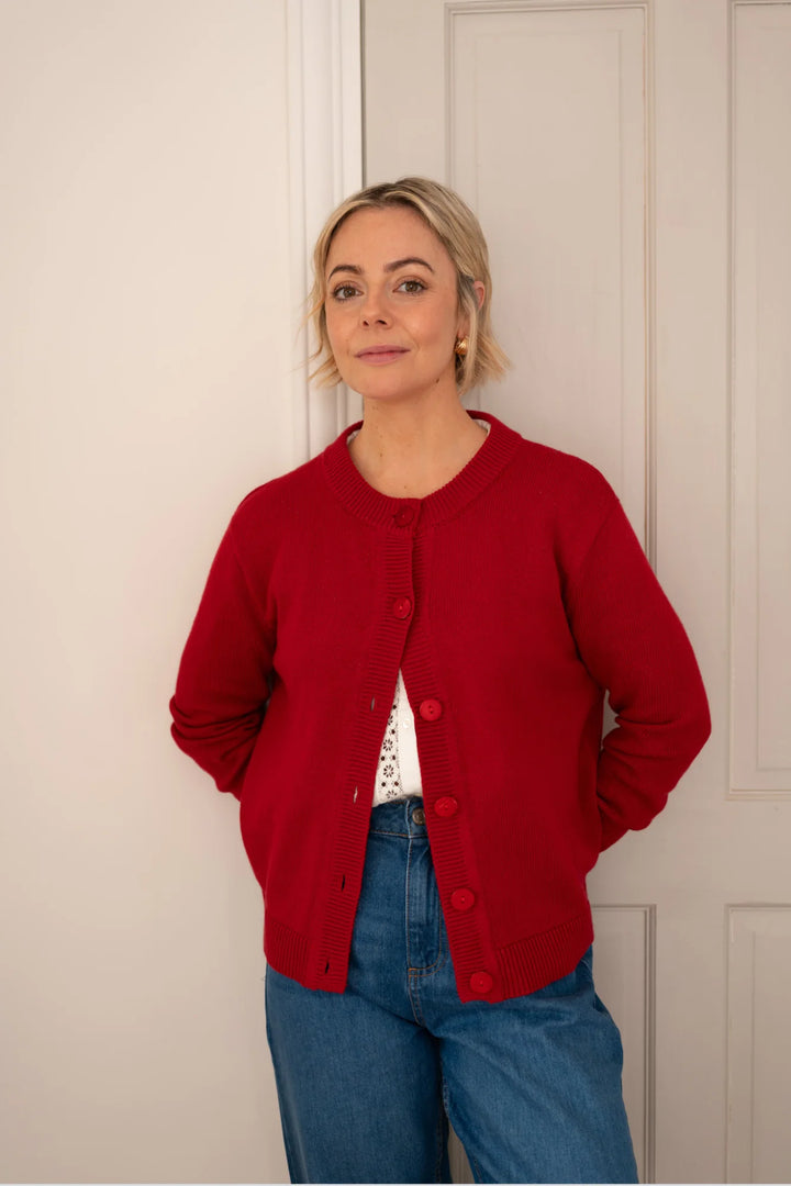 Ruby Cardigan | Red