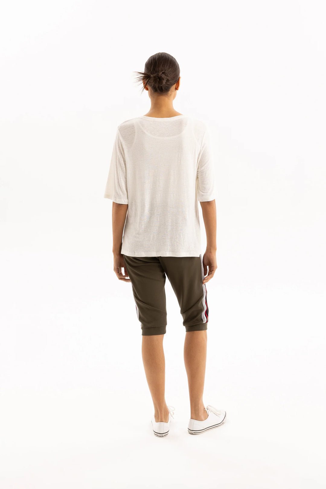Linen Tee | White