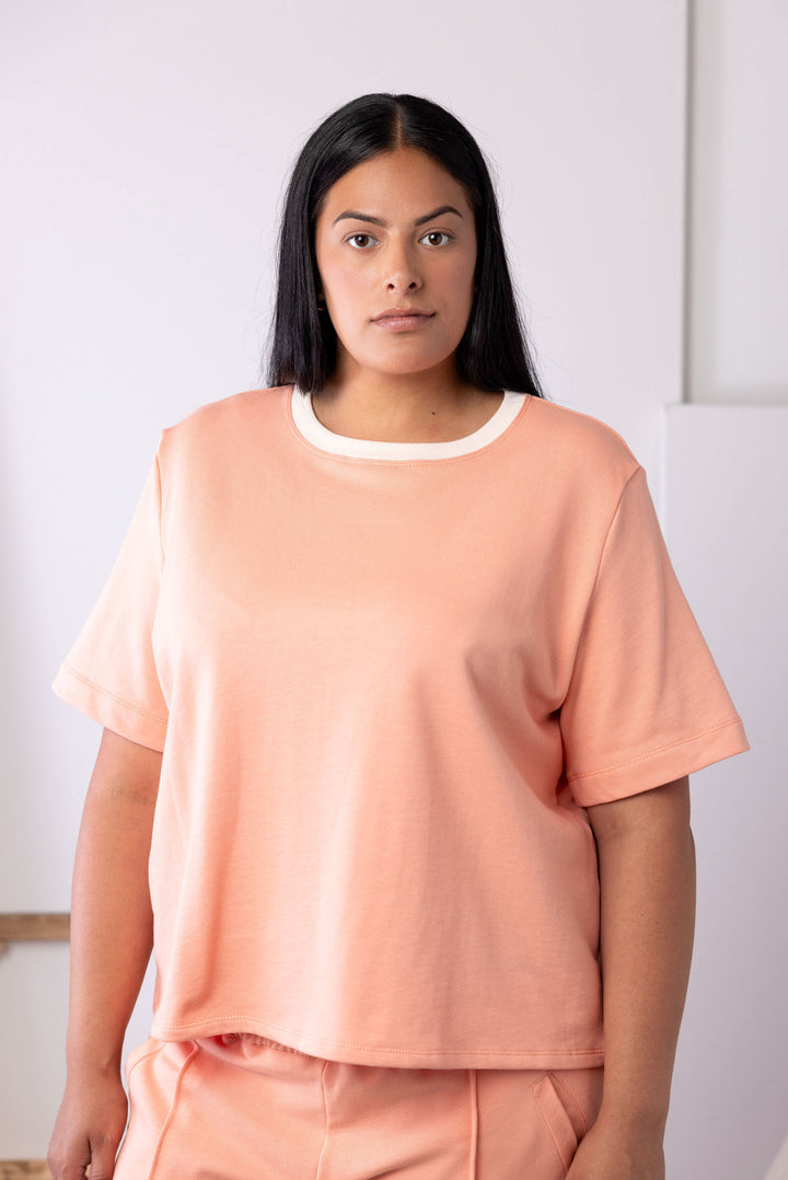 Buddy Sweatshirt Tee | Peony
