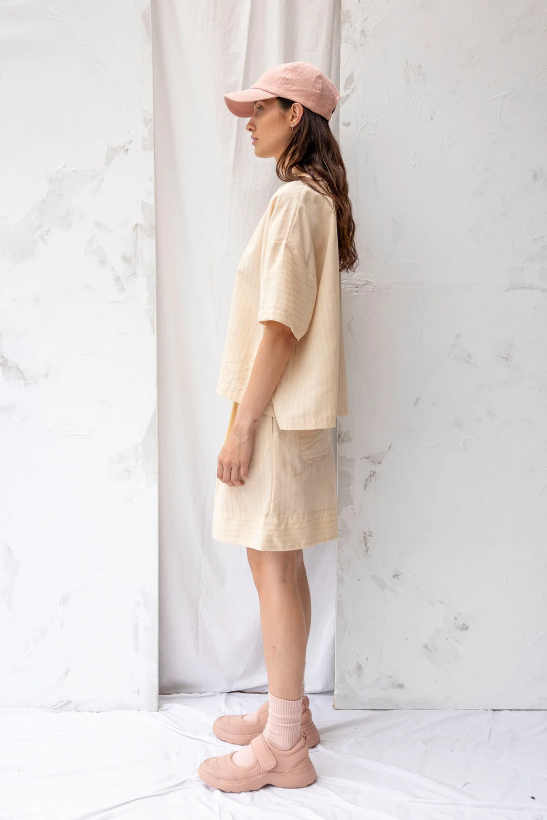 Joy Top | Natural Stripe