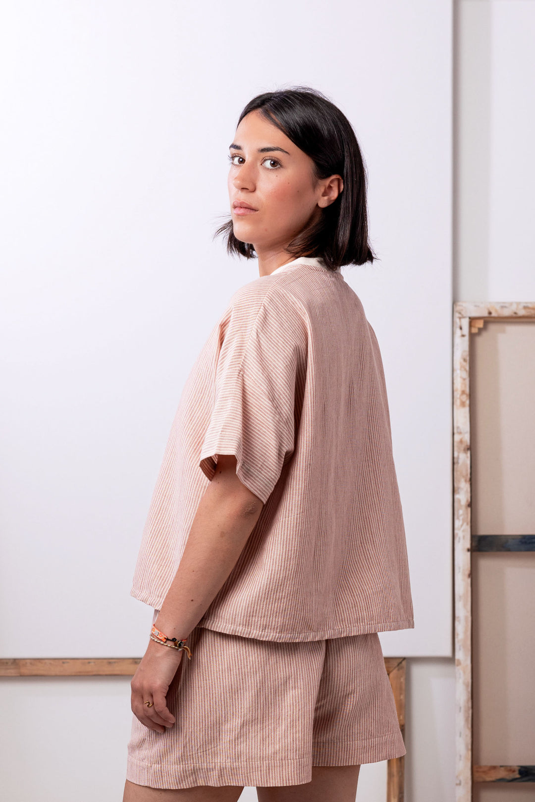 Joy Top | Pink Stripe
