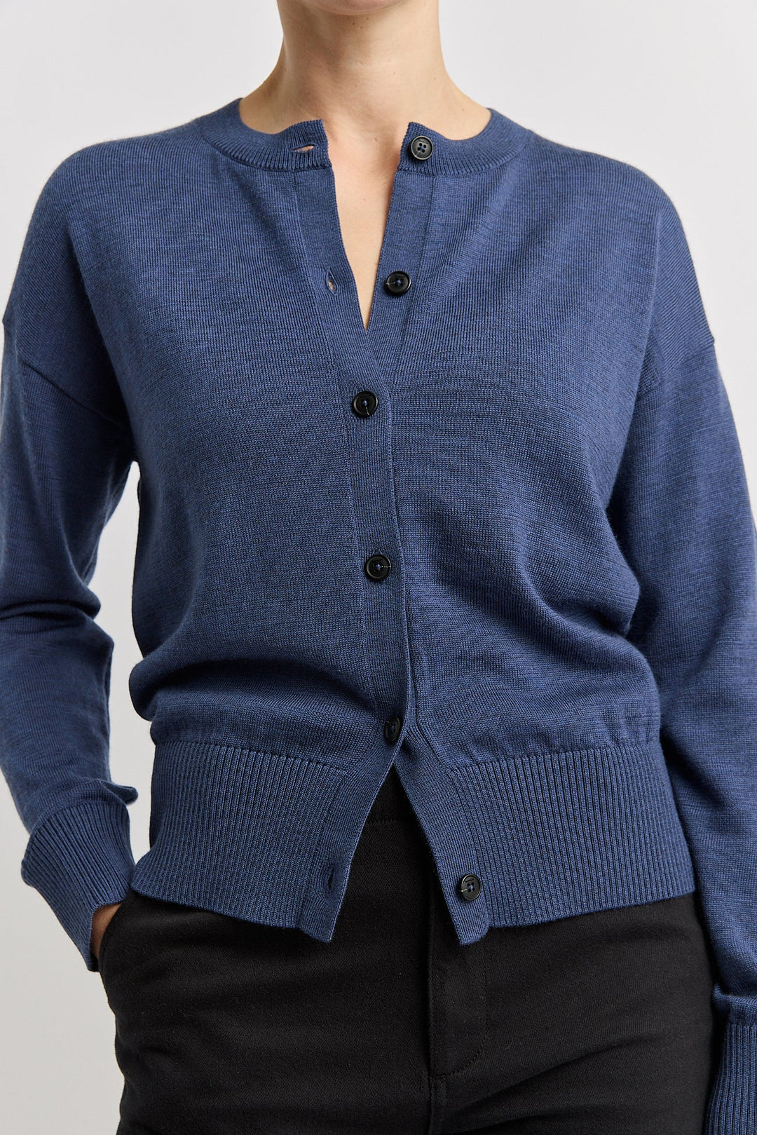 Fine Knit Cardigan | Galaxy