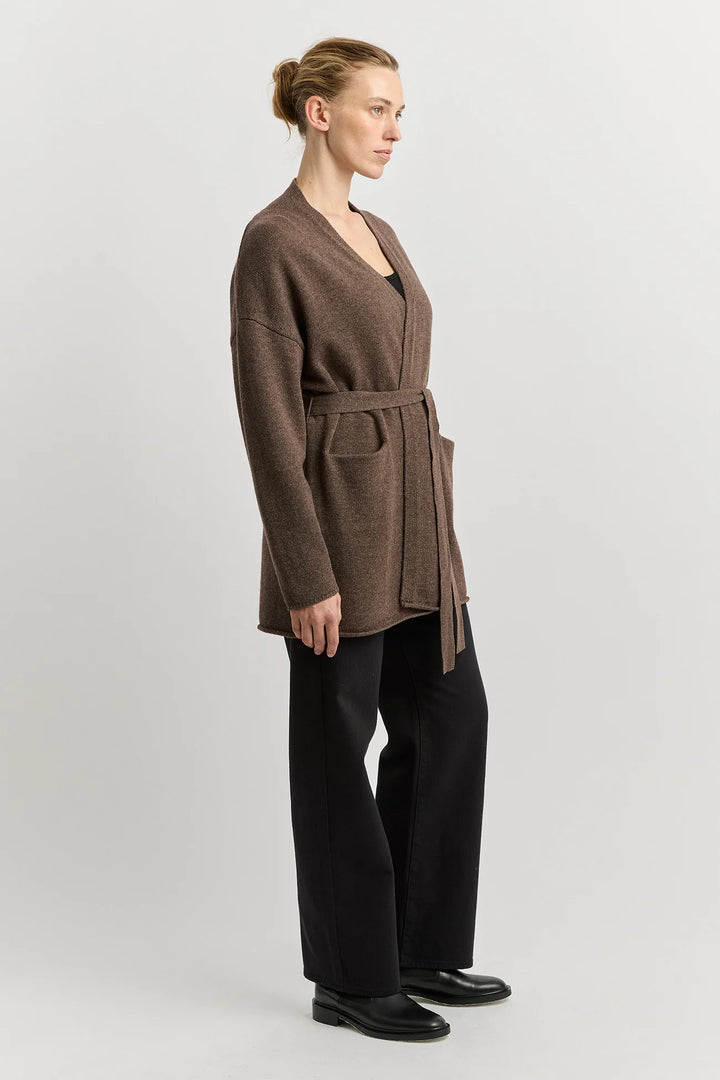 Relaxed Knit Cardigan | Mocha