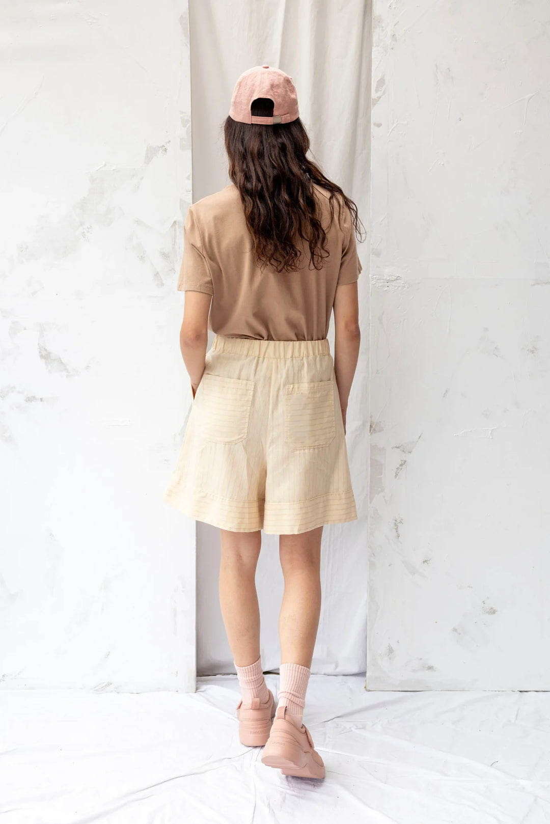 Tomorrow Shorts | Natural Stripe