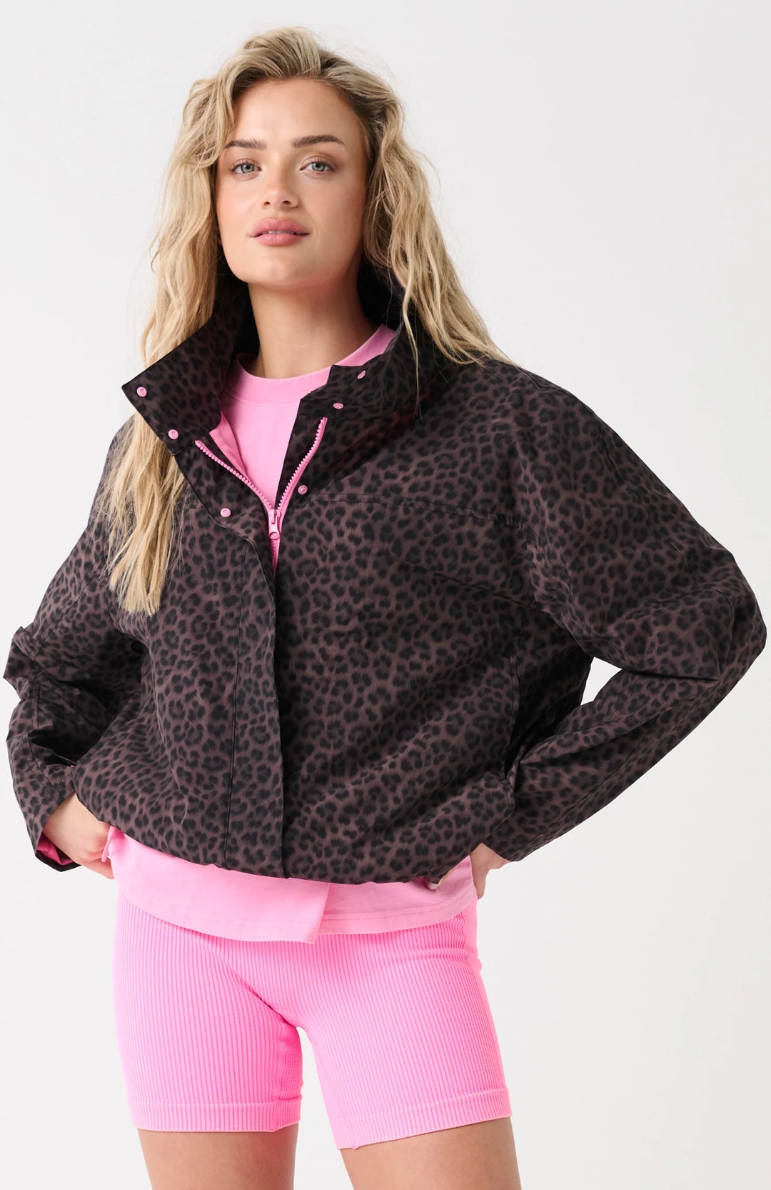 Beau Spray Jacket | Choc Leo