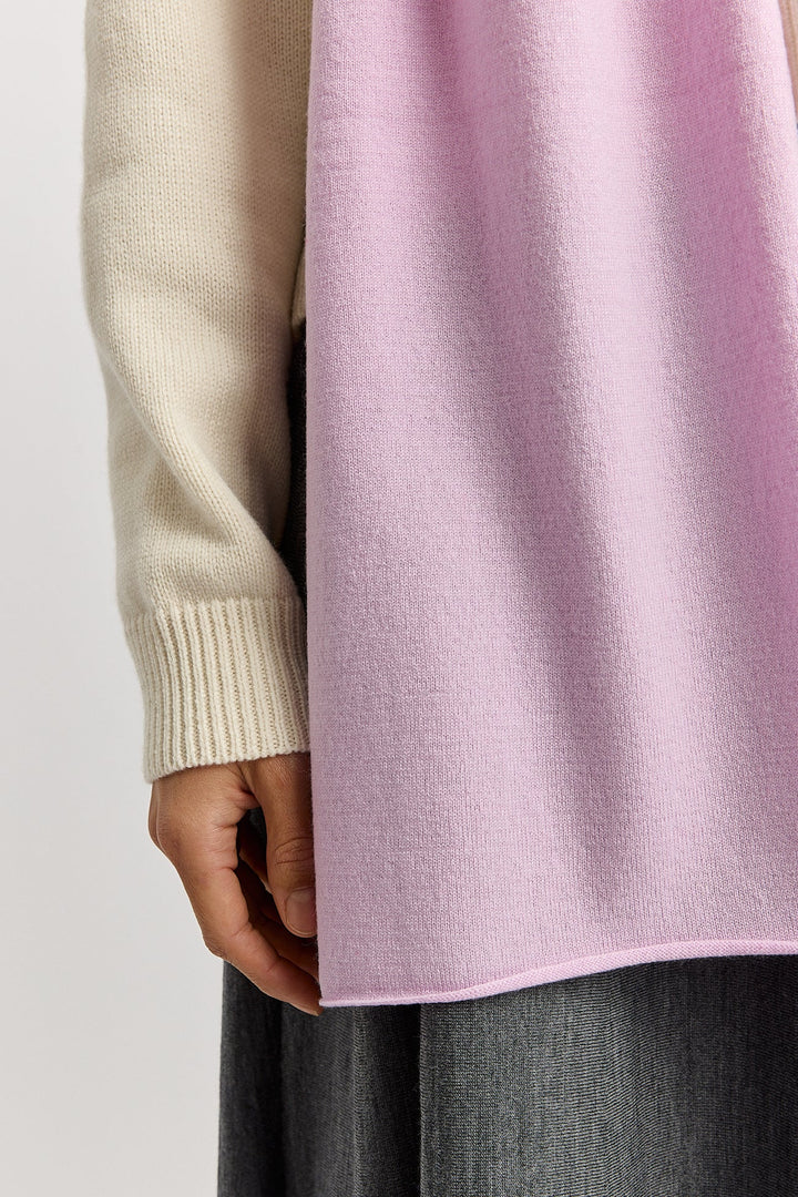 Extrafine Merino Scarf | Powder Pink
