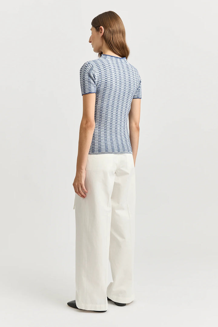 Surface Stitch Top | Marine