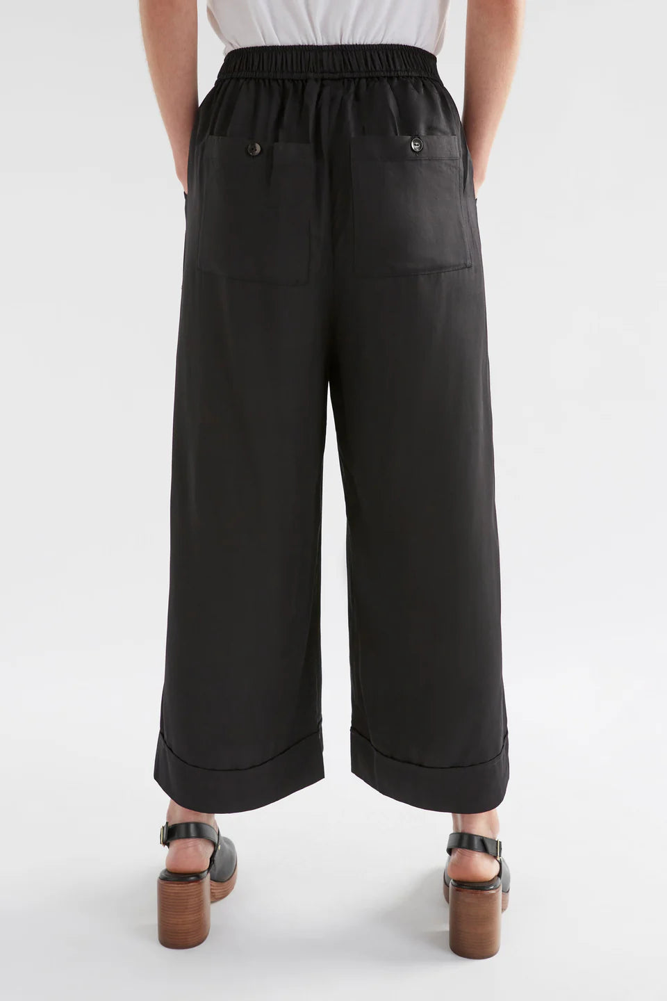 Wide Leg Culottes | Black