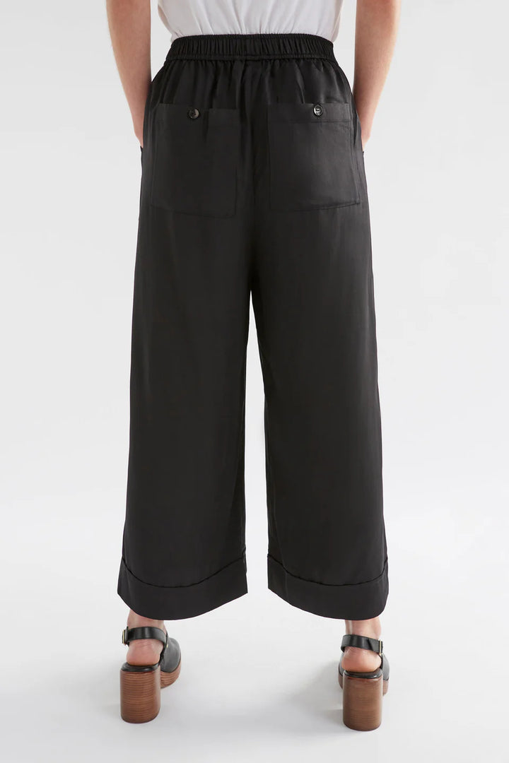 Wide Leg Culottes | Black