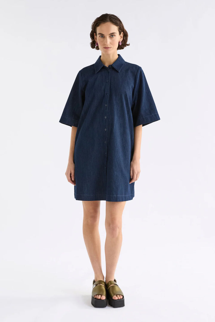 Dennem Dress | Dark Blue Rinse